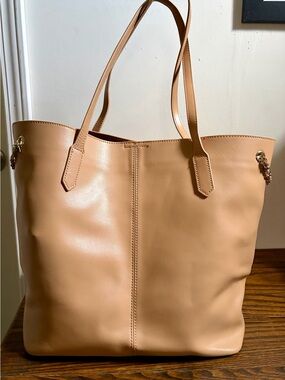 KC Jagger Karly Camel Calf Leather Tote
